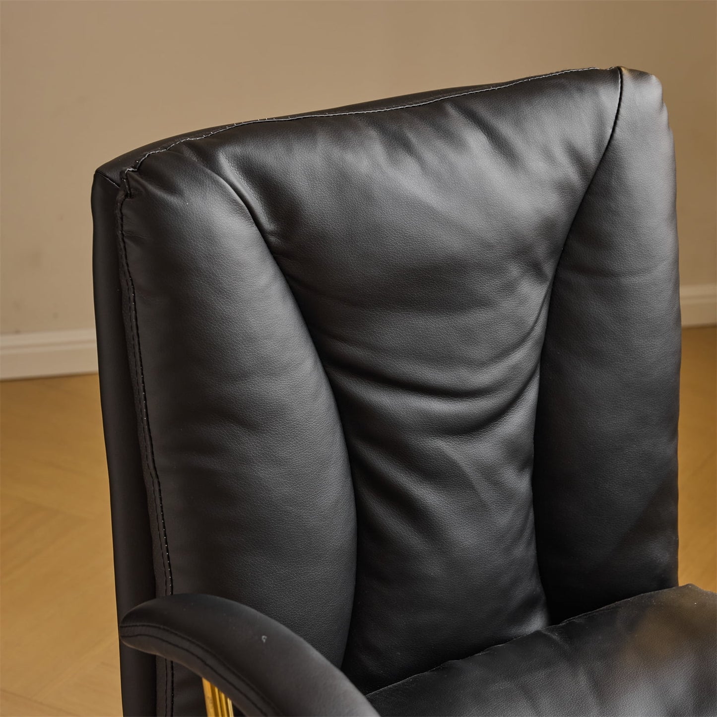 Silla de Oficina Ktaxon Ergonómica de Respaldo Alto en Piel Sintética – Ajustable, Giratoria y con Descansabrazos Acolchados